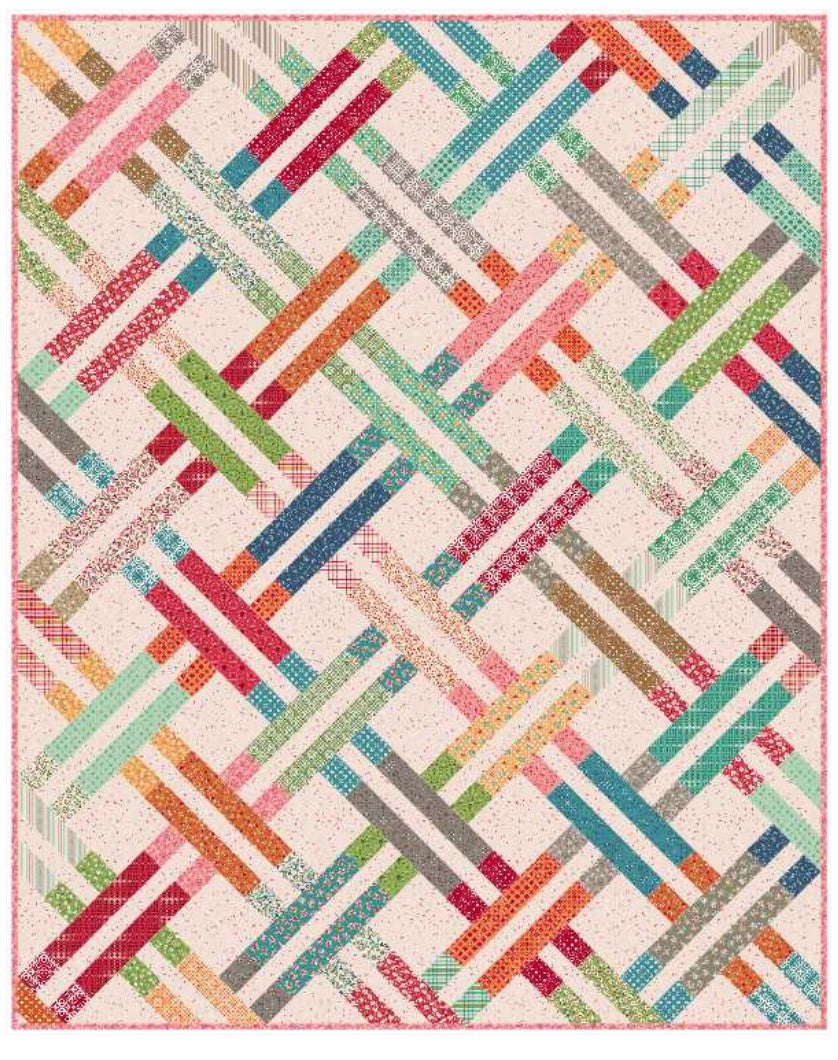 Jelly Weave Quilt Kit (57" x 73") – Lori Holt's Farmers Daughter -Cluck Cluck Sew Pattern