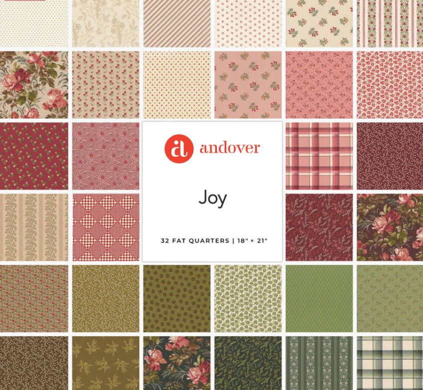 Joy – 32 Fat Quarter Bundle | Edyta Sitar for Andover Fabrics