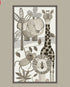 Jungle Romp Minky Panel Quilt Kit – Includes Backing & Binding – 60" x 48" – Betsey Cavallo for Henry Glass Fabrics