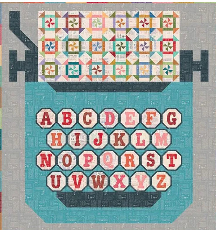 Just My Type Quilt Kit Featuring TYPE/ography by Lori Holt- Ships in October
