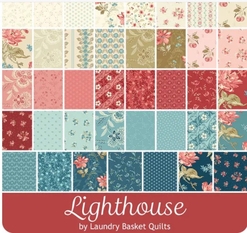 Lighthouse Jelly Roll- 40 2.5 inch strips -Edyta Sitar from Laundry Basket Quilts, for Andover Fabrics