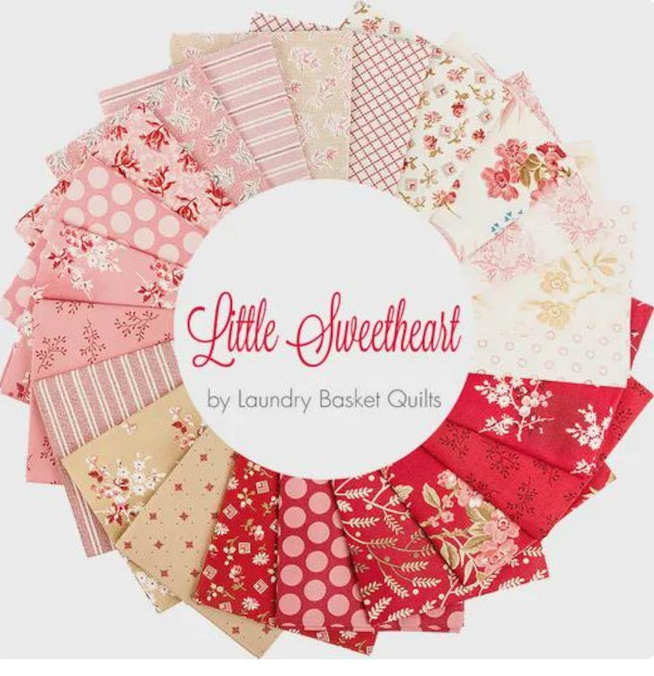 Preorder - Little Sweetheart  2.5" Strips - Edyta Sitar Laundry Basket Quilts for Andover Fabrics - (Ships December)