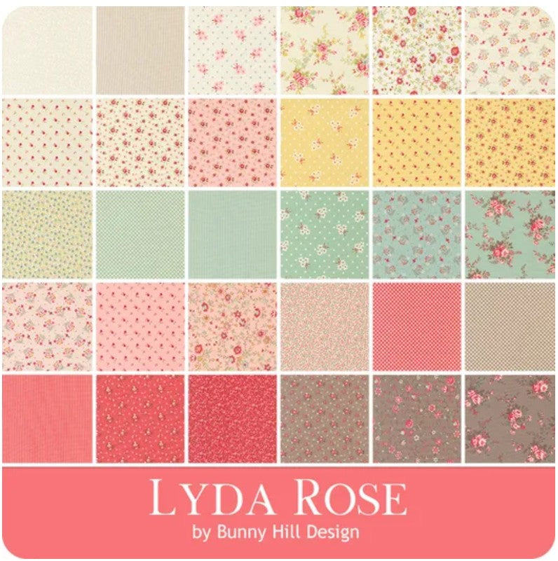 Lyda Rose Charm Pack Bunny Hill Designs for Moda 42 5- Inch Squares Shipping January