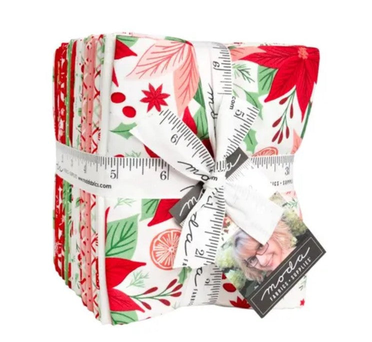 Preorder Arriving June 2026 – Merrily on High Fat Quarter Bundle – By Sweetfire Road for Moda Fabrics – Includes 24 Fat Quarters and  Panel