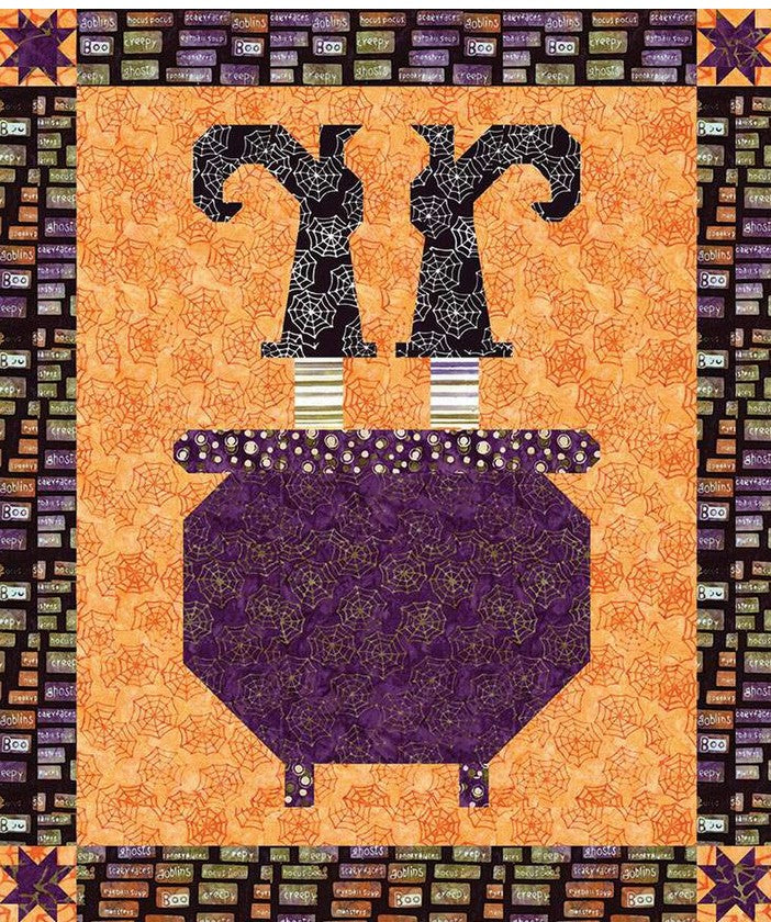 Expressions Batiks Oops! Quilt Kit featuring Fright This Way by Sandy Gervais