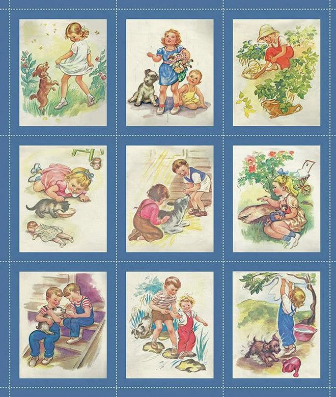 American Jane Simple Pleasures Panel  35 1/2" x 43".