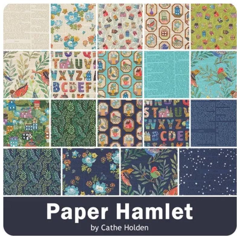 Paper Hamlet Fat Quarter Bundle Cathe Holden for Moda Fabrics Ships in October 2025