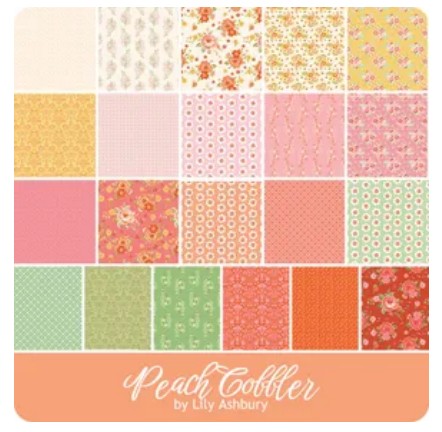Peach Cobbler Picket Fence Quilt Kit – 67" x 67" – Ships in March