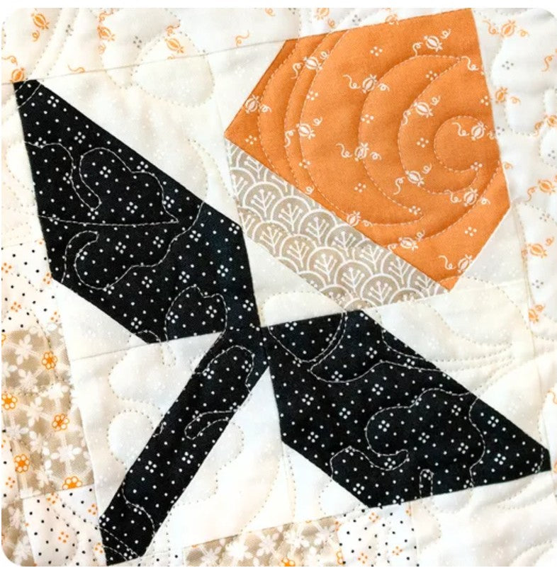 Pecan Blossoms Quilt Kit –Featuring Agatha Road by Fig Tree