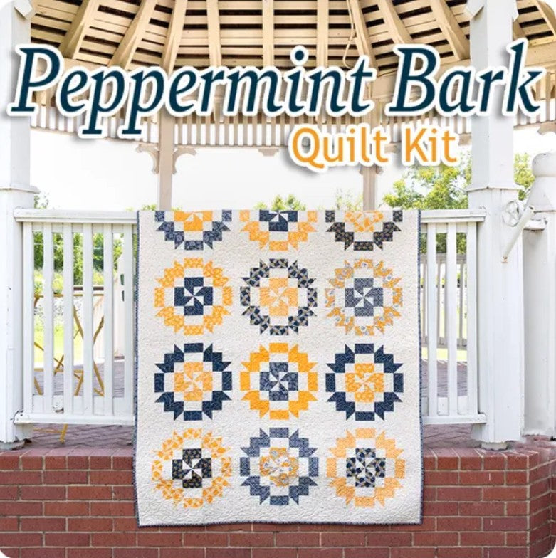 Peppermint Bark Quilt Kit Featuring Cheddar at Twilight by RBD Designers