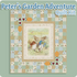 Peter’s Garden Adventure Quilt Kit  (68 x77) Featuring Peter Rabbit and Benjamin Bunny by Beatrix Potter