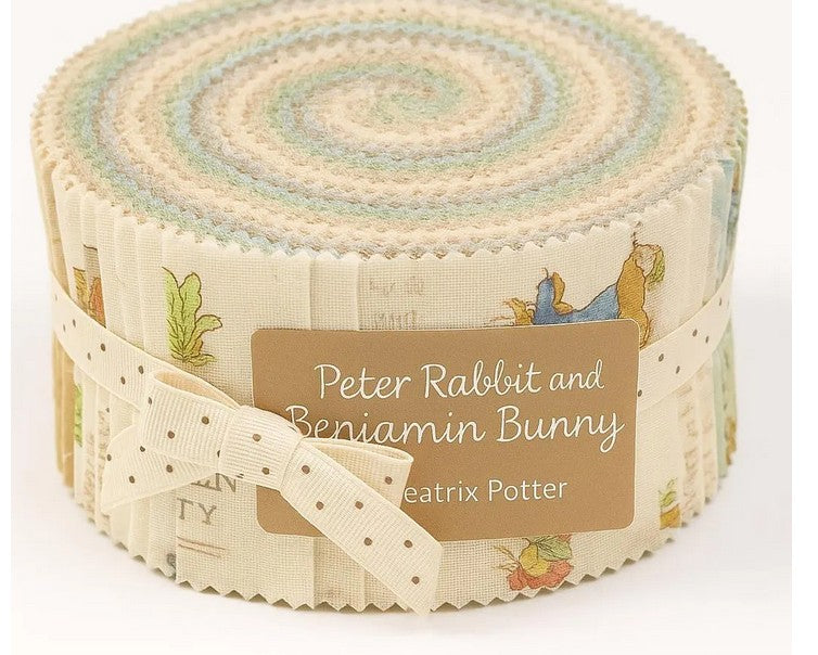 Peter Rabbit and Benjamin Bunny Rolie Polie 42 Strips- Beatrix Potter -Ships January 2025