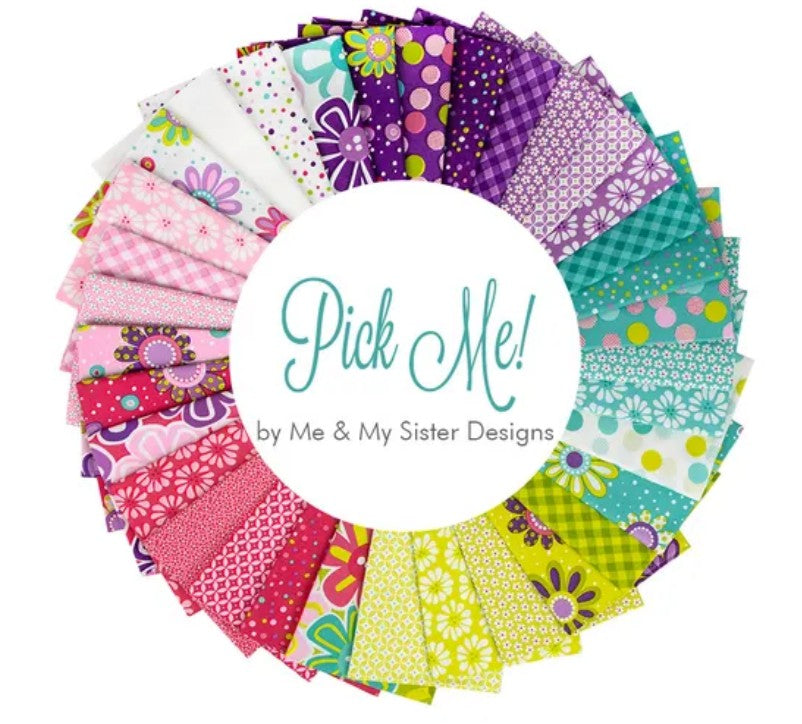 Pick Me Fat Quarter Bundle Me and My Sister for Moda Fabrics Includes 34 Fat Quarters Ships in October