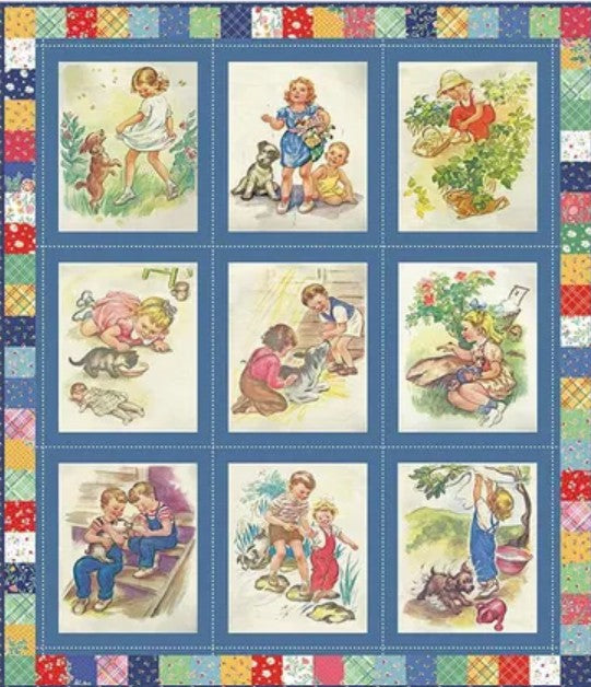 Simple Pleasures Plain and Simple Quilt Kit Finishes 38x48- Ships in August