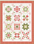 Preorder – Poinsettia Stars BOM Quilt Kit 59.5x 74.5 Poinsettia & Pear by Sherri and Chelsi for Moda Fabrics Ships May 2026