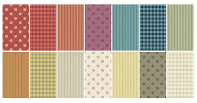 Quiltessential Fat Quarter Bundle –By Laundry Basket Quilts for Andover Fabrics - Expected shipping is November