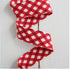 2.5” Bias Quilt Binding – Red Gingham Ready-Made Cotton Binding, Sold by the Yard