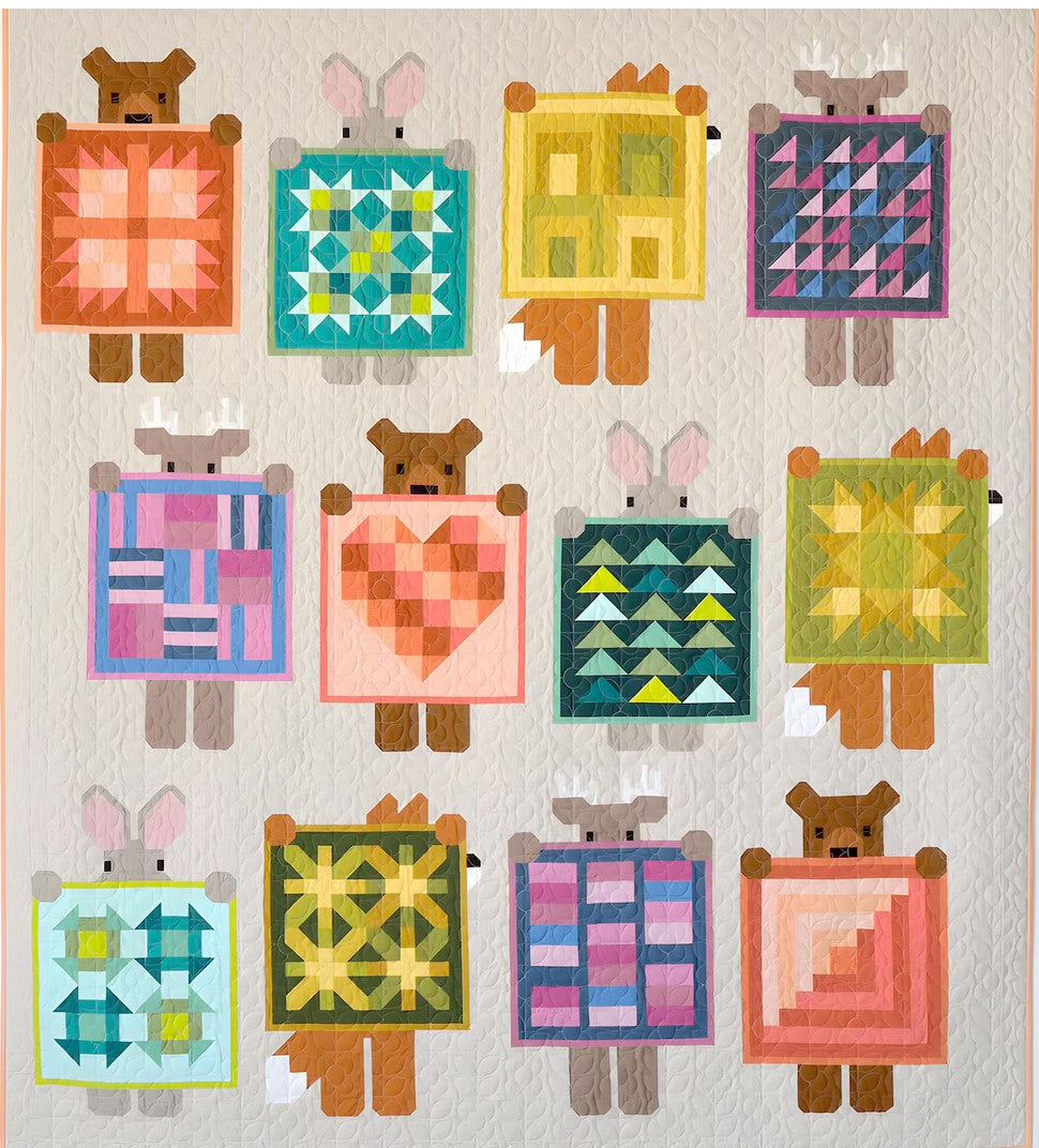 Elizabeth Hartman Show and Tell Boxed Quilt Kit – Moda Preorder – Ships February 2026