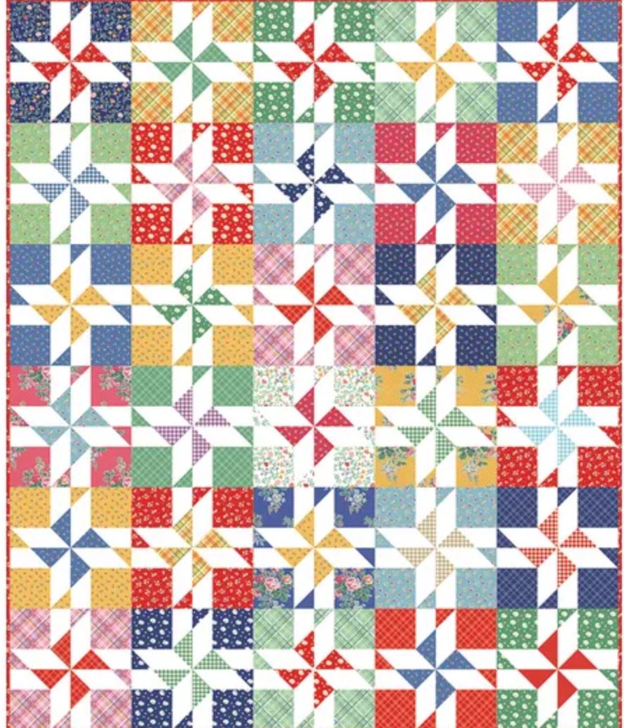 Reserve Now - Simple Pleasures Skip a Beat Quilt Kit by American Jane