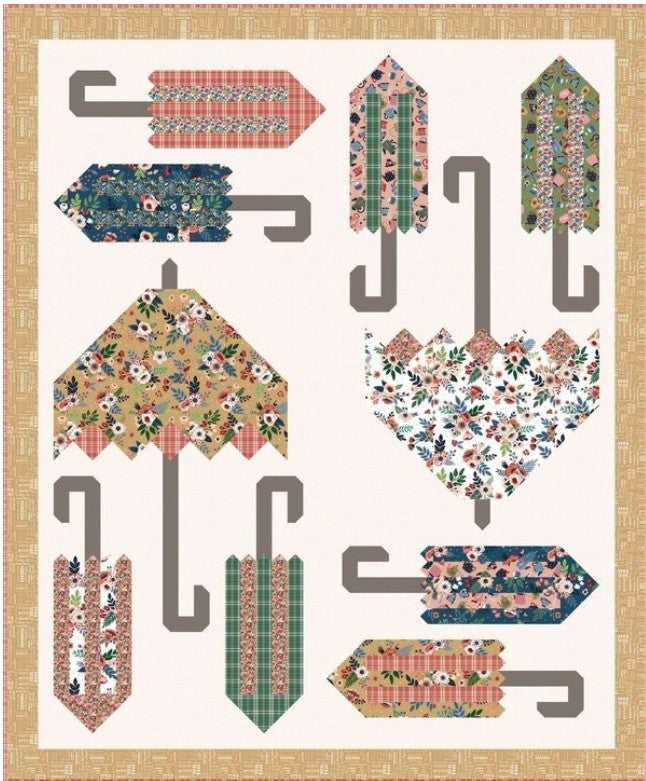 A Gentle Gust Quilt Kit – 62” x 74 ¾” Spoonful of Sugar by Jennifer Long for Riley Blake
