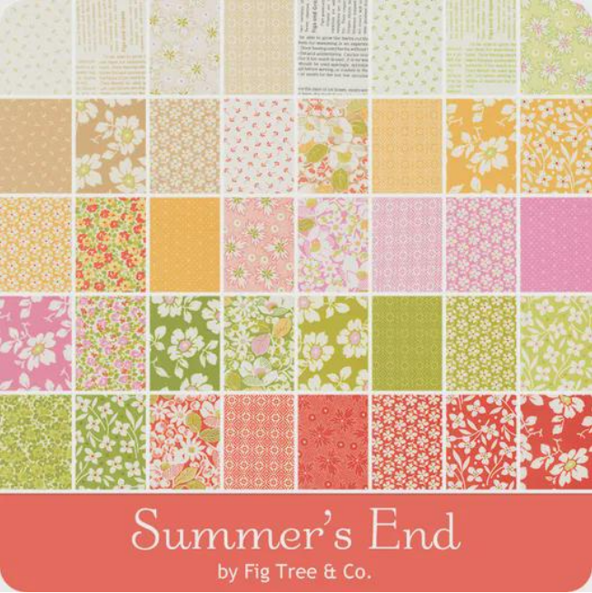 Preorder–Arriving May 2026 | Summer’s End Jelly Roll by Fig Tree & Co for Moda Fabrics