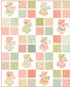 Sunbonnet Hopscotch Quilt Kit By Heather Briggs for My Sew Quilty Life Quilt Size: 40” x 50” Ships in September