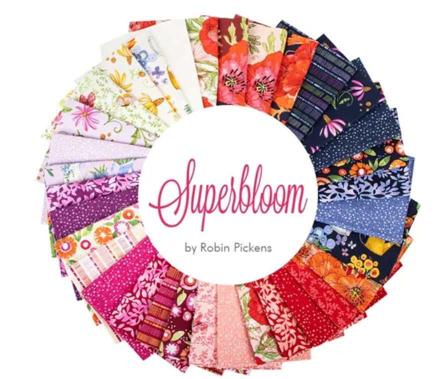 Superbloom Fat Quarter Bundle By Robin Pickens for Moda Fabrics -Includes 33 Fat Quarters