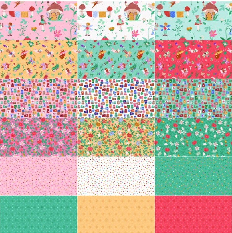 Thimbelina & the Sewing Fairies 10 Inch Stacker by Jennifer Long for Riley Blake- Expected Shipping is October (Copy)