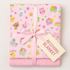 Flannel Receiving Blanket Kit - Bundle of Joy Toss Pink Doodlebug Riley Blake