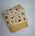 Flannel Receiving Blanket Kit - Bundle of Joy Yellow with Buttery Yellow backing- Doodlebug Riley Blake