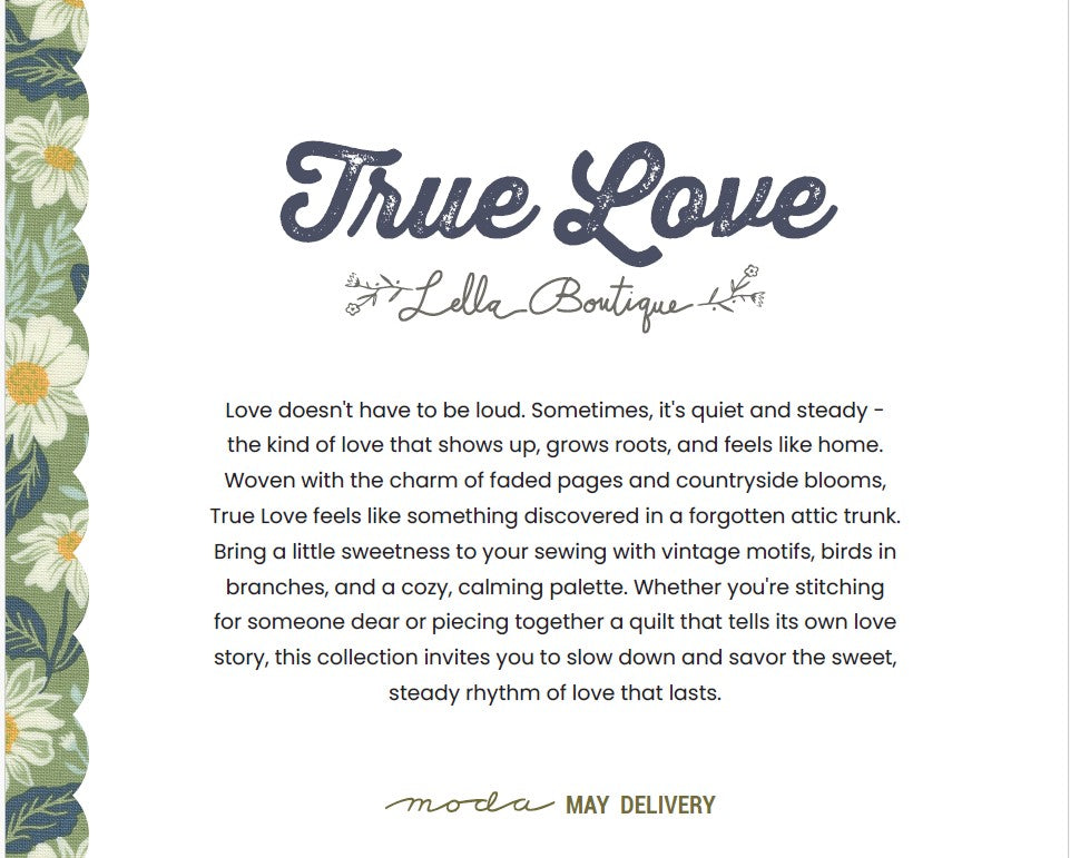 True Love Collection Fat Eighth Bundle, 31 Fat Eighths, designed by Lella Boutique for Moda, preorder expected shipping is May 2026
