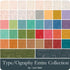 Vice-Versa Quilt Fabric Kit with Pattern Featuring Type-Ography by Lori Holt of Bee in my Bonnet 74.5" x 84.5"