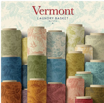 Preorder Vermont Fat Quarter Bundle by Laundry Basket Quilts for Andover Fabrics 36 Fat Quarters Shipping March 2026