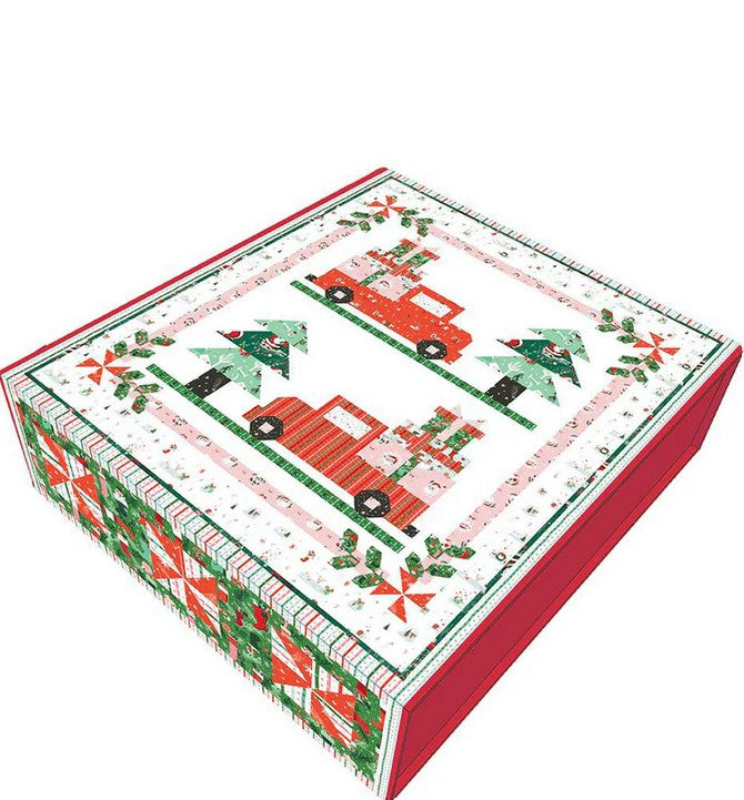 Vintage Christmas 2 Quilt Kit - Twas Fabric by Jill Howarth 74" x 83" Finished Quilt