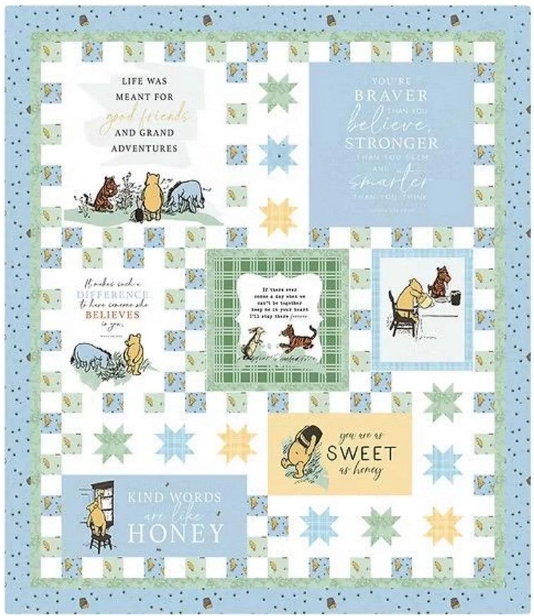 Honey & Friends Adventure – Winnie the Pooh Quilt Kit | 52” x 60”
