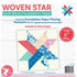 6" Woven Star Quilt Block Foundation Paper It's Sew Emma #ISE-7012