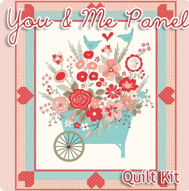 You & Me Panel Boxed Quilt Kit by Sandy Gervais 45.5x53.25